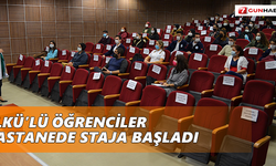 ALKÜ’lü öğrenciler hastanede staja başladı
