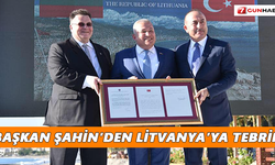 Başkan Şahin’den Litvanya’ya tebrik mesajı