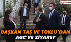Başkan Taş ve Toklu’dan AGC’ye ziyaret