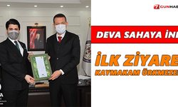 Deva sahaya indi! İlk ziyaret Kaymakam Ürkmezer’e