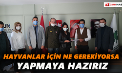 Hayvanlar için ne gerekiyorsa yapmaya hazırız