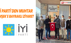 İYİ Parti’den Muhtar Şimşek’e bayraklı ziyaret