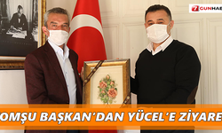 Komşu Başkan’dan Yücel’e ziyaret