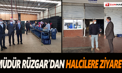 Müdür Rüzgar’dan halcilere ziyaret