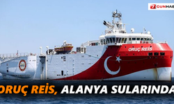 Oruç Reis, Alanya sularında