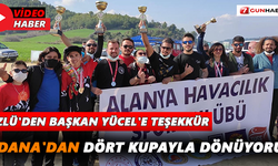 Sözlü'den Başkan Yücel'e teşekkür! Adana'dan dört kupayla dönüyoruz