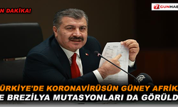 Türkiye'de koronavirüsün Güney Afrika ve Brezilya mutasyonları
