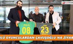 Ünlü oyunculardan Çavuşoğlu’na ziyaret 