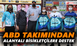 ABD takımından Alanyalı bisikletçilere destek