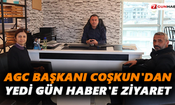 AGC Başkanı Coşkun'dan Yedi Gün Haber'e ziyaret