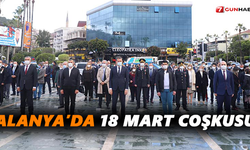 Alanya’da 18 Mart coşkusu