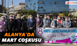 Alanya’da 8 Mart coşkusu