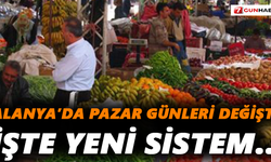 Alanya’da pazar günleri değişti! İşte yeni sistem…