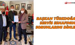 Başkan Türkdoğan, servis esnafının sorunlarını dinledi