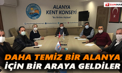 Daha temiz bir Alanya için bir araya geldiler