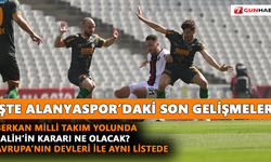 İşte Alanyaspor’daki son gelişmeler!