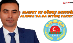 Mazot ve gübre desteği Alanya’da da sevinç yarattı