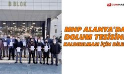 MHP Alanya’dan dolum tesisinin kaldırılması için dilekçe