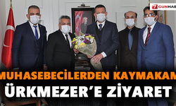 Muhasebecilerden Kaymakam Ürkmezer’e ziyaret
