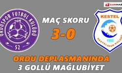 Ordu deplasmanında 3 gollü mağlubiyet