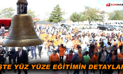 Yüz yüze eğitimin detayları açıklandı!
