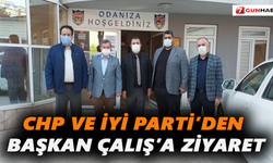 CHP ve İYİ Parti’den Başkan Çalış’a ziyaret