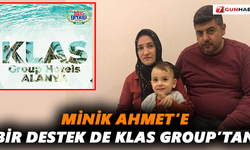 Minik Ahmet’e bir destek de Klas Group’tan