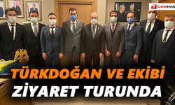 Türkdoğan ve ekibi ziyaret turunda