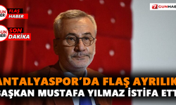 Antalyaspor’da flaş ayrılık! Başkan Mustafa Yılmaz istifa etti
