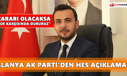 Alanya AK Parti'den HES açıklaması