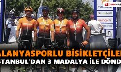 Alanyasporlu bisikletçiler İstanbul’dan 3 madalya ile döndü