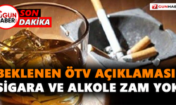 Beklenen ÖTV açıklaması! Sigara ve alkole zam yok