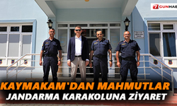 Kaymakam'dan Mahmutlar Jandarma Karakoluna ziyaret