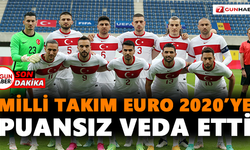 Milli Takım EURO 2020’ye puansız veda etti