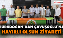Türkdoğan’dan Çavuşoğlu’na hayırlı olsun ziyareti