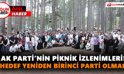 AK Parti’nin piknik izlenimleri! Hedef yeniden birinci parti olmak