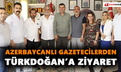 Azerbaycanlı gazetecilerden Türkdoğan’a ziyaret