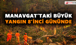 Manavgat’taki büyük yangın 8’inci gününde