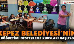 Kepez Belediyesi’nin ilköğretimi destekleme kursları başlıyor
