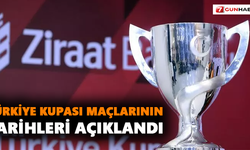 Türkiye Kupası maçlarının tarihleri açıklandı