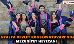 Akdeniz Üniversitesi Antalya Devlet Konservatuvarı mezuniyet töreni düzenlendi