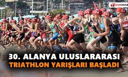 Alanya Uluslarası Triathlon yarışları başladı
