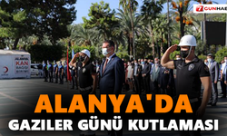 Alanya'da Gaziler Günü kutlaması