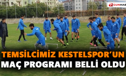 Temsilcimiz Kestelspor’un maç programı belli oldu