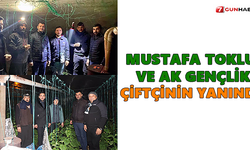 Mustafa Toklu  ve AK Gençlik Çiftçinin Yanında