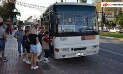 Alanya'da halk otobüslerine parayla binmek yasaklanıyor