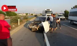 Hurdaya Dönen Araçtan Burnu Kanamadan Çıktı