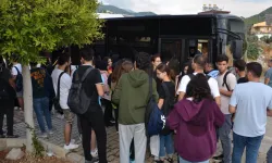 Alanya’da Denetim Sırası Üniversite Otobüslerinde