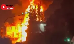 Antalya'da Müstakil Ev Yandı Patlamalar Mahalleyi Sokağa Döktü
