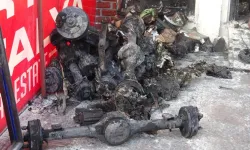Antalya’da Servis Dükkanında Yangın Paniği! Elektrikli Bisikletler Zarar Gördü